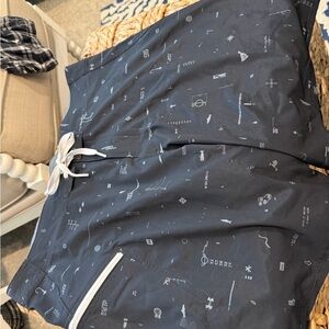 Under Armour Navy Graphic Swim Shorts
